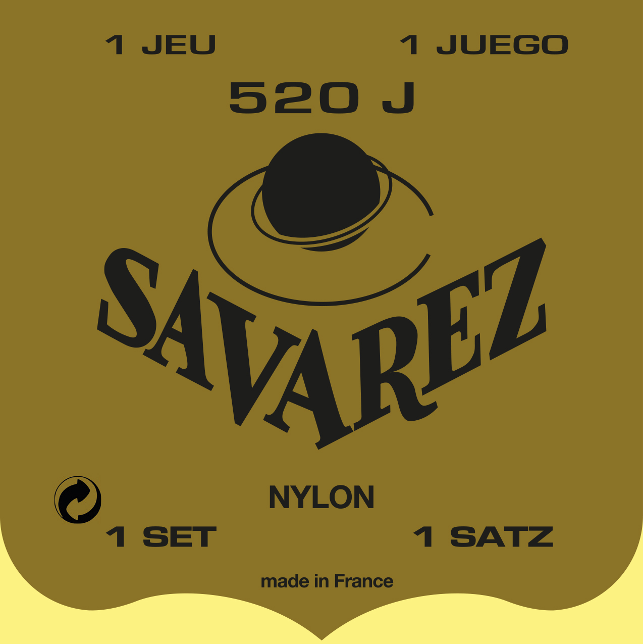 Savarez 520R Jeu de cordes guitare classique Made in France