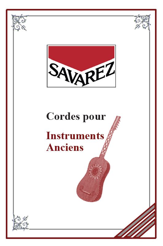 Catalogue produits Savarez  cordes guitare, cordes basse, cordes